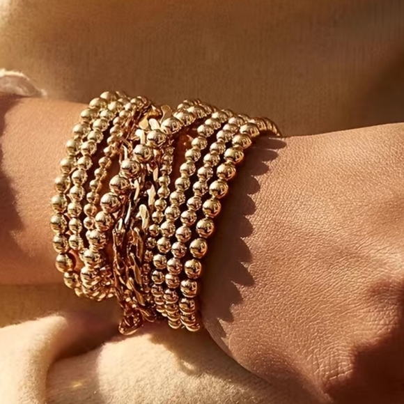 Beaded Bracelet Set of 3 - Picture 5 of 8